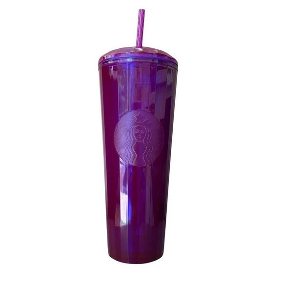 Starbucks Other - Starbucks 2021 Fall Purple Kaleidoscope Dome Tumbler Cold Cup Venti 24oz